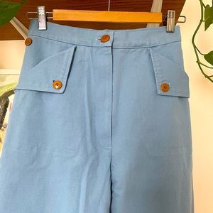 Ilana kohn Mia pant in color: cerulean size: 4 NWOT